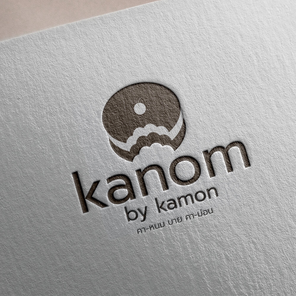 รับออกแบบโลโก้ 1.kanom