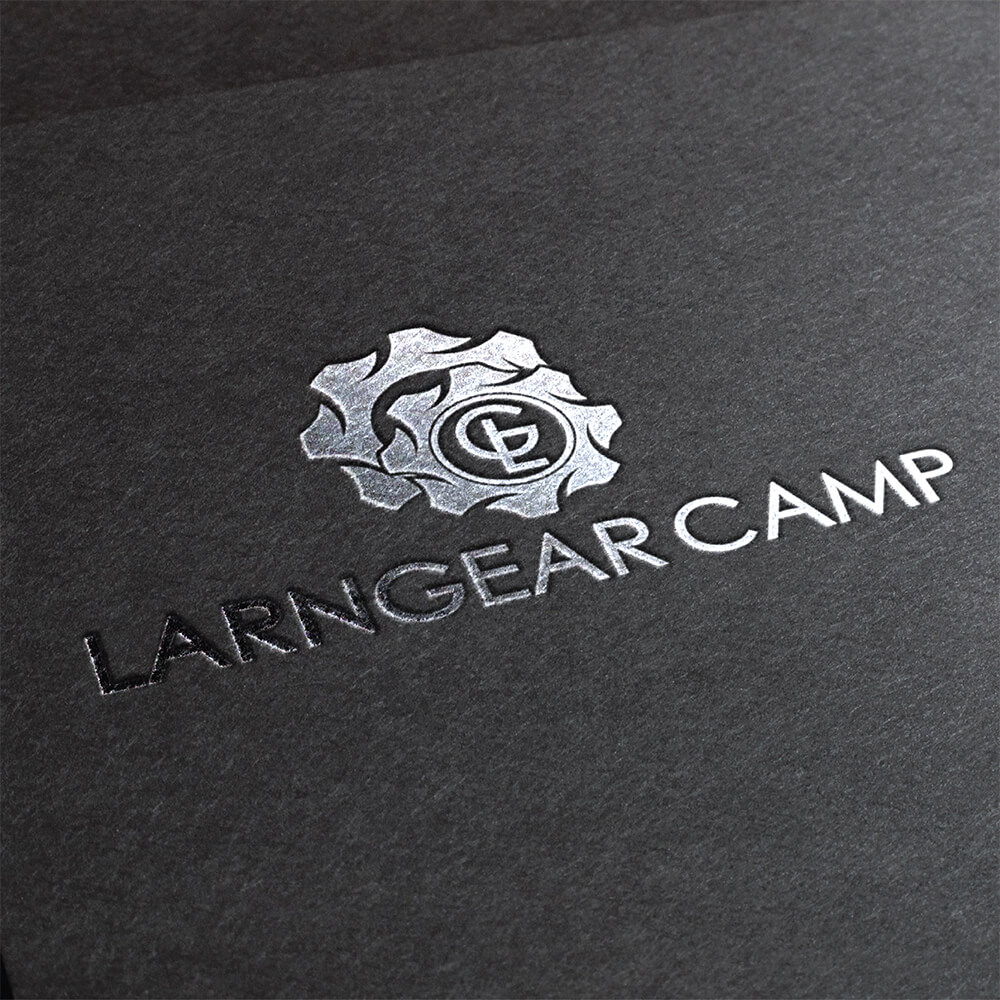 รับออกแบบโลโก้ larngearcamp