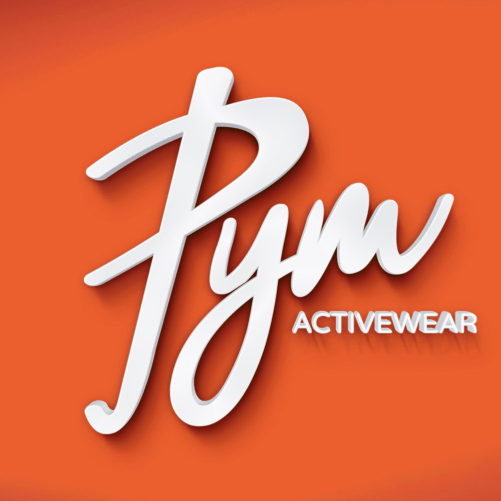 รับออกแบบโลโก้ pym activewear