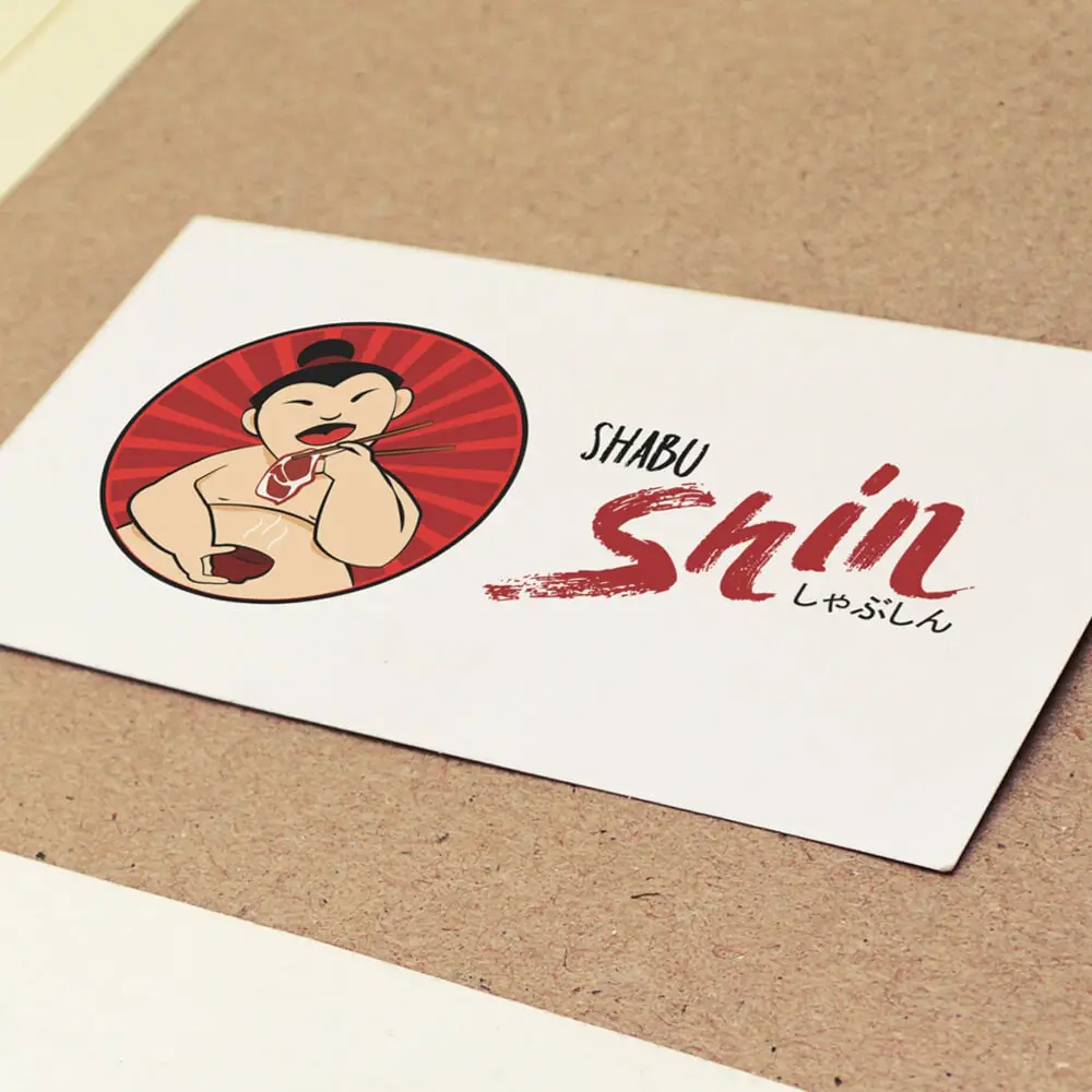 รับออกแบบโลโก้ 2.Shabu Shin