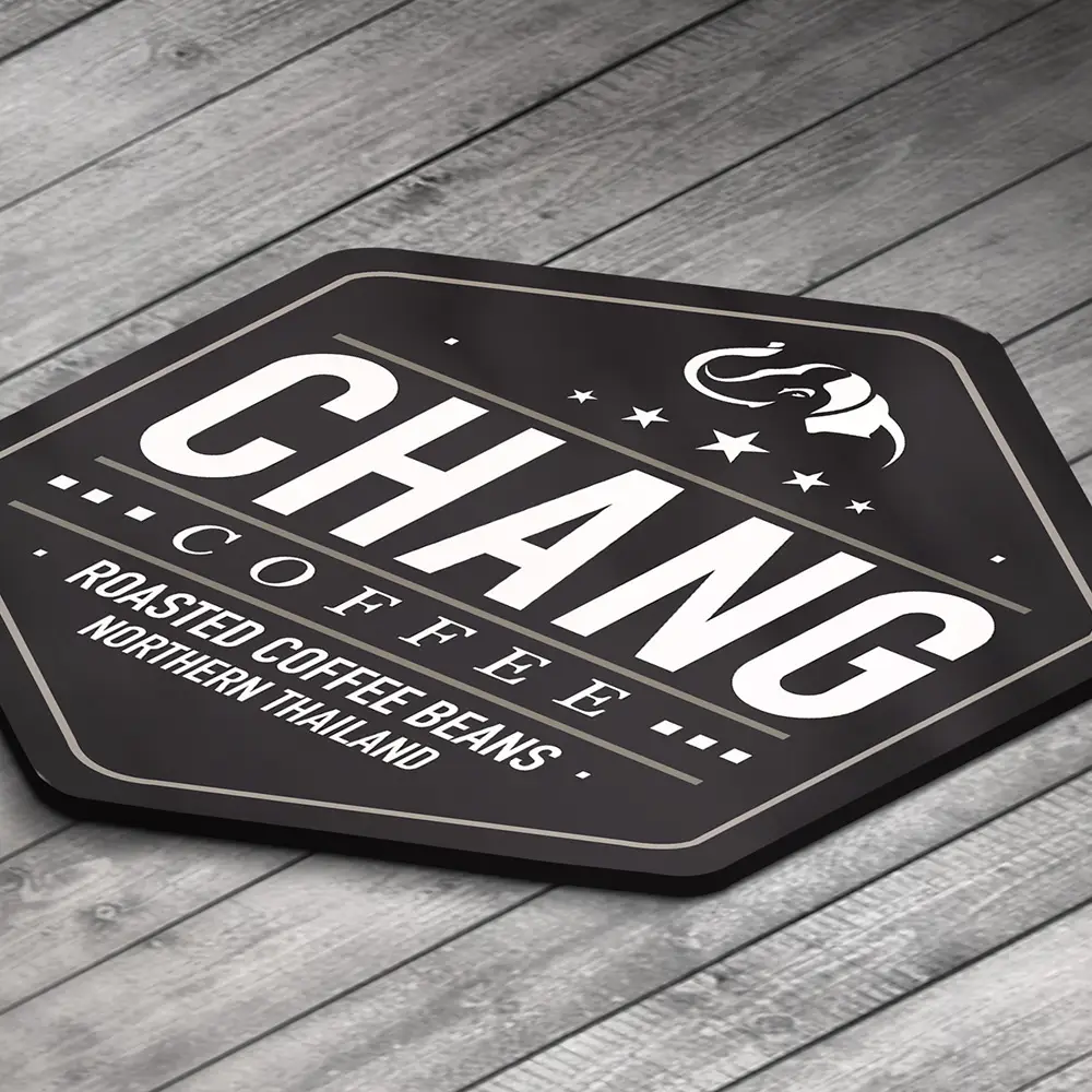 HOME MONKEY VILLA 8 รับออกแบบโลโก้ chang coffee