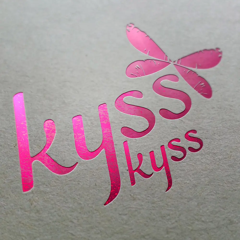 รับออกแบบโลโก้ kyss kyss 1