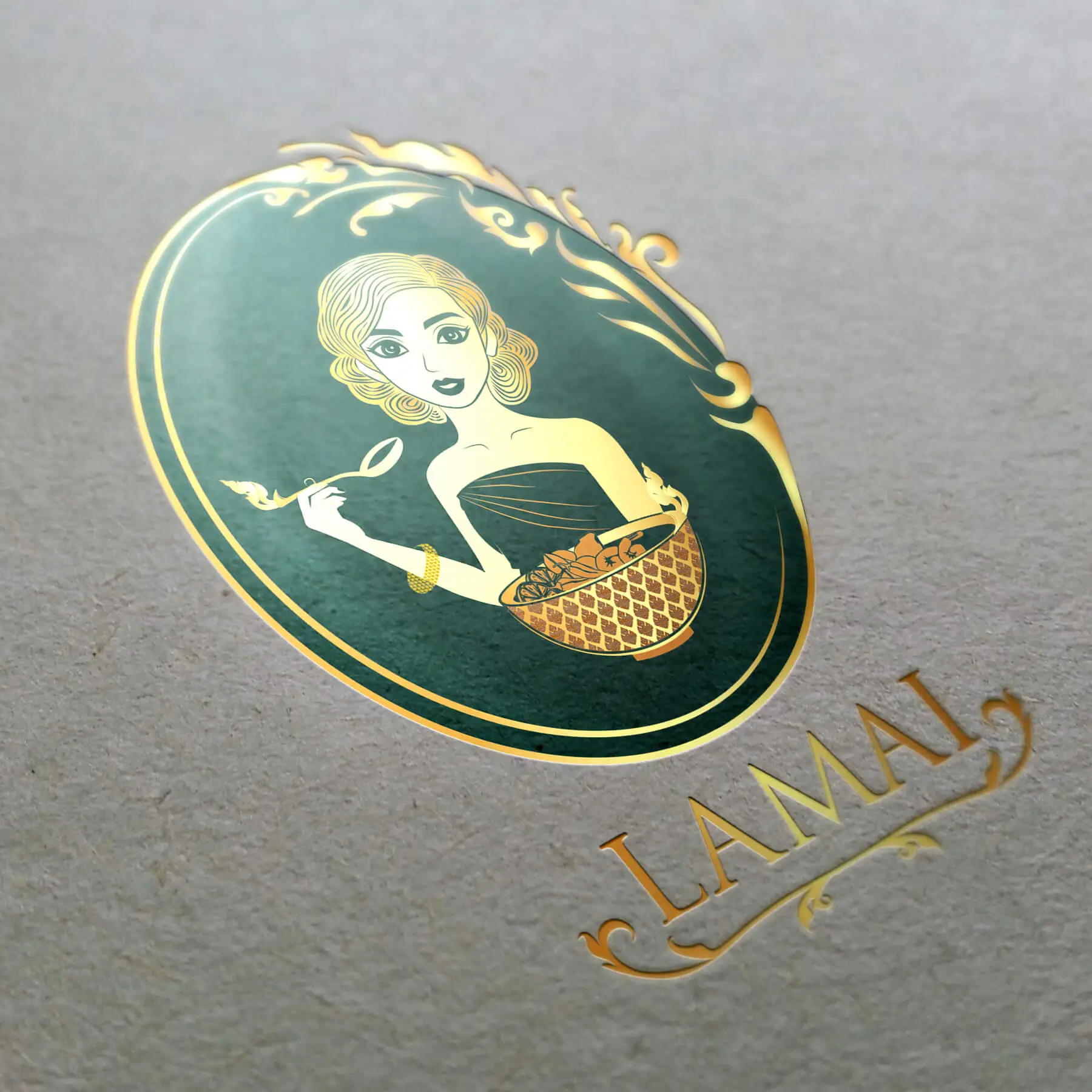 รับออกแบบโลโก้ lamai