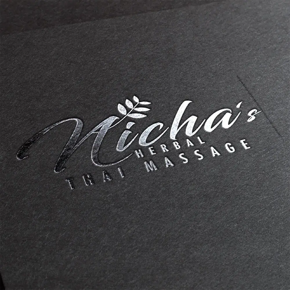 รับออกแบบโลโก้ nicha