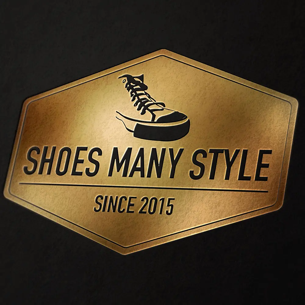 รับออกแบบโลโก้ shoes many style