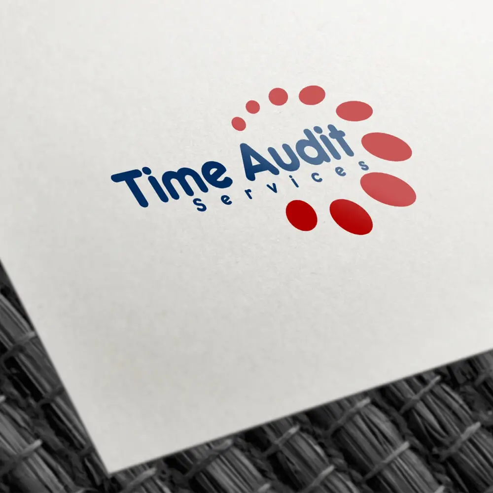 รับออกแบบโลโก้ time audit