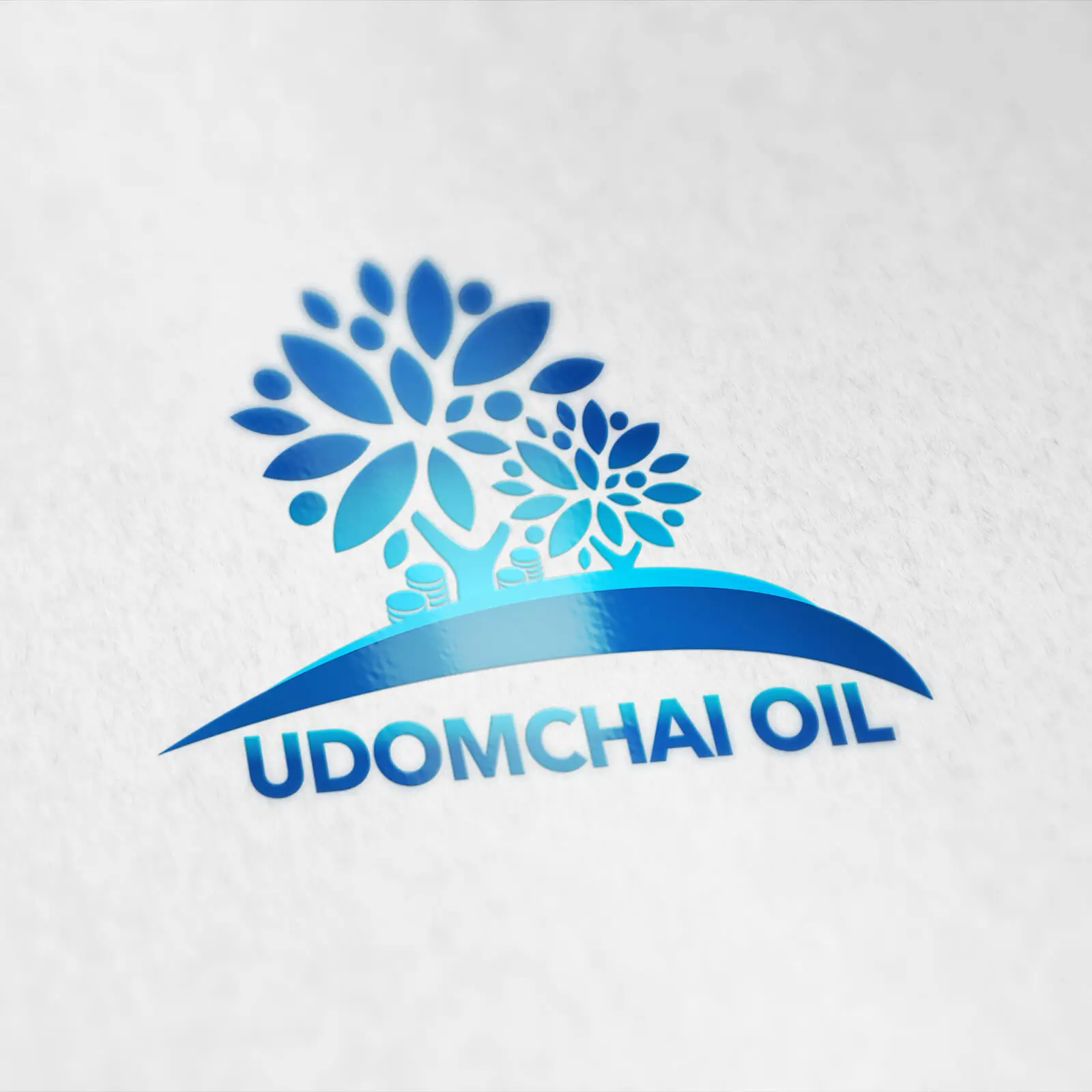 รับออกแบบโลโก้ udomchai oil